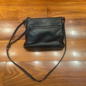 Black Kate Spade Crossbody Purse Pebbled
Leather 2 Pockets Inside 1 Outside